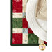 A super closeup on the edge of the Fat Quarter shuffle mat. 