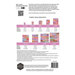 The back of the Ruby Sue pattern with finished sizes and material requirements.