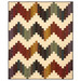 The completed Ridiculously Easy Jelly Roll Quilt, colored in warm, rustic prints from the Bountiful Blessings collection by Henry Glass Fabrics and isolated on a white background. 