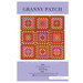 Front cover of the Granny Patch pattern featuring the finished quilt design.
