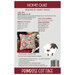 The back of the pattern listing floss requirements.