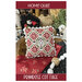 The front of the pattern showing the finished project staged amongst seasonal decor