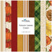 collage of autumn-themed fabrics for the cream colorway of the Autumn Leaves One Yard bundles.
