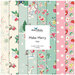 Digital collage of the Mist One Yard Bundle from the Make Merry fabric collection.