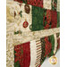 A close up on the patchwork demonstrating fabric prints and color details.