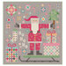 Digital spread of the finished Quilted Santa pattern by Lori Holt, isolated on a white background.