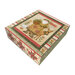 Waddle's Christmas Panel Quilt kit keepsake box isolated on a white background.