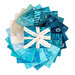 the Salt Air Batiks fanned in a circular collage with a fat quarter bundle sitting in the center.