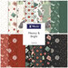 Digital collage of the available yardage fabric from the Meowy & Bright fabric collection.