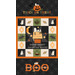 A fabric panel featured in the Peanuts Homestead Haunts Collection by Northcott.