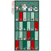 An advent calendar project panel featured in the Rudolph the red-nosed reindeer collection by Northcott.