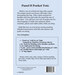 Back of the pattern listing project requirements. 