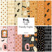 Digital collage of the available yardage fabrics from the Friendly Frights fabric collection.