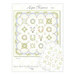 Front of Hope Blooms quilt pattern showing a digital version of the embroidered and applique quilts