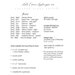 The back of the Hill Farm Hydrangea cross stitch pattern showing the pattern info and floss requirements 