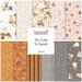 Digital collage of the available yardage fabrics from the Too Cute To Spook fabric collection.