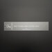 The 2-inch finished size fast fusible grid cutting tool ruler on a black background.