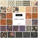Digital collage of the available yardage fabrics from the Gothic Haunt fabric collection.