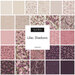 Cover image for “Lilac Shadows” Yardage, showing a grid of lilac and floral fabric patterns.