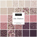 Fabric pack labeled “Lilac Shadows” with assorted purple floral and paisley prints.