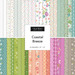 A collage of fabrics featured in the Coastal Breeze Layer Cake by Sherri & Chelsi for Moda Fabrics.
