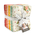 The Apricot Candy Fat Quarter Bundle in its packaging, isolated on a white background. 