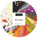 A collage of fabrics featured in the Boo Valley Charm Pack by Ruby Star Society for Moda Fabrics.