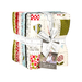 The Christmas Vacation Fat Quarter Bundle in its packaging, isolated on a white background. 