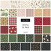 Digital collage of the available Christmas and Santa yardage fabrics from the Snowy St. Nick fabric collection.