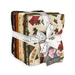 The Snowy St. Nick Fat Quarter Bundle in its packaging, isolated on a white background. 