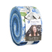 The Prairie Blue Jelly Roll in its packaging, isolated on a white background. 