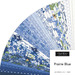 A collage of fabrics featured in the Prairie Blue Jelly Roll by Gingiber for Moda Fabrics