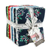 The Nantucket Noel Fat Quarter Bundle in its packaging, isolated on a white background. 
