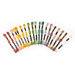 Cross-stitch floss set labeled “Soul is Fed” with multicolored thread skeins arranged in a fan.