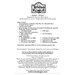 The back of the pattern listing floss requirements and design information. 