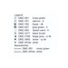 Chart listing the required DMC floss and backstitch floss.