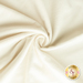 White flannel fabric swirled into a spiral pattern.