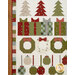 A closer look at the quilt, demonstrating patchwork layout and fabric colors.