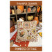 The front of the pattern showing the finished project pillow staged amongst coordinating Autumn decor.