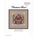 front cover of the Christmas Barn cross stitch pattern featuring a digital mock up of the project.