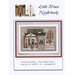 Cross-stitch chart cover for Little House Needleworks, “Hometown Holiday – Pop's Filling Station.”