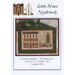 Cross-stitch chart cover for Little House Needleworks, “Hometown Holiday –Bookstore"