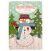 The Let's Make A Snowman Magnetic Needle Minder in it's packaging.