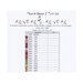Chart showing the required DMC, fabric recommendation, and stitch counts.