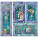 The finished Complete Set of the 4 Meow Mix Patterns