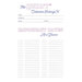 Inner Important Dates page isolated on a white background.