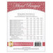 Required materials list for Mixed Bouquet Pieced Quilt Pattern.