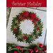 Front of Twister Holiday pattern with a pieced holiday wreath on a white background