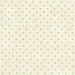 A textured fabric with a cream background and evenly spaced small beige polka dots.