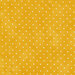 Fabric features tiny cream polka dots on mottled mustard yellow | Shabby Fabrics